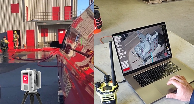 3D digital twin of a fire tower in California - Leica Geosystems